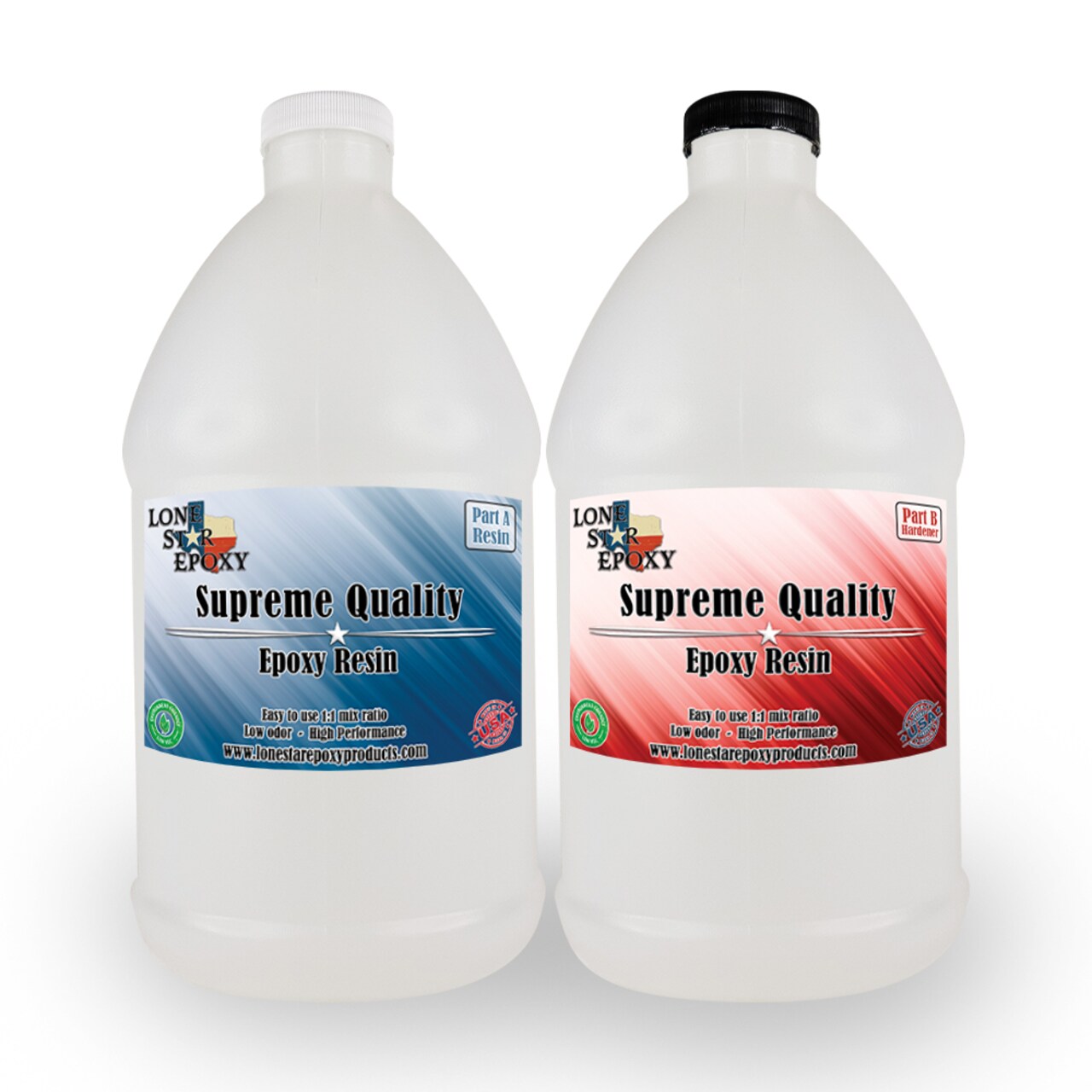 2 part epoxy resin, 1 gallon kit, clear resin, crafts, art, coating, self  leveling, easy to use (1-1 mixing)